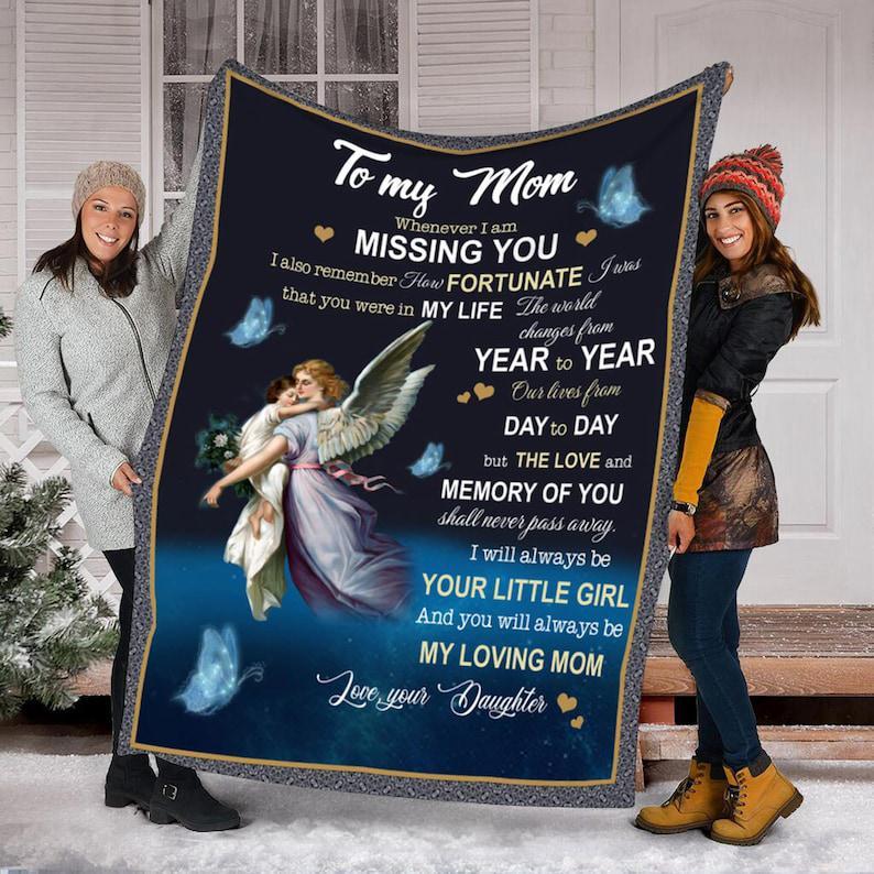 To My Mother The World Changes From Year To Year Fleece Blanket Gift For Family,Birthday,Parents,Mother,Mom Gift Home Decor Bedding Couch Sofa Soft And Comfy