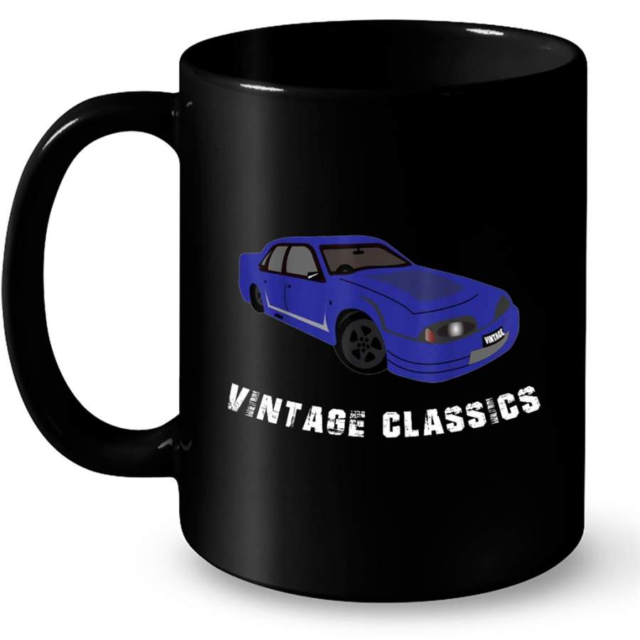 Vintage Classics Car Funny Gift Ideas For Men And Women W – Coffee Black Mug