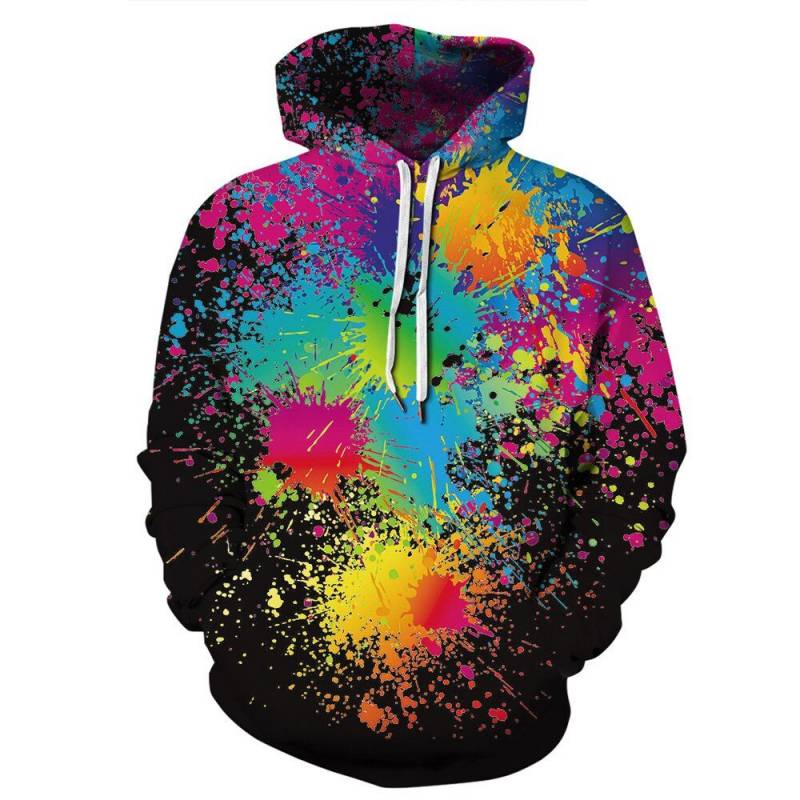 2019 New Colorful Painting Hoodies