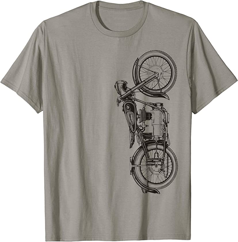 Vintage Retro Motorcycle T Shirt T-Shirt