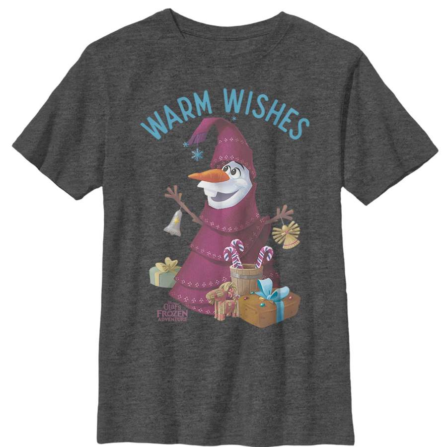 Frozen Boy’s Christmas Olaf Wishes  T Shirt