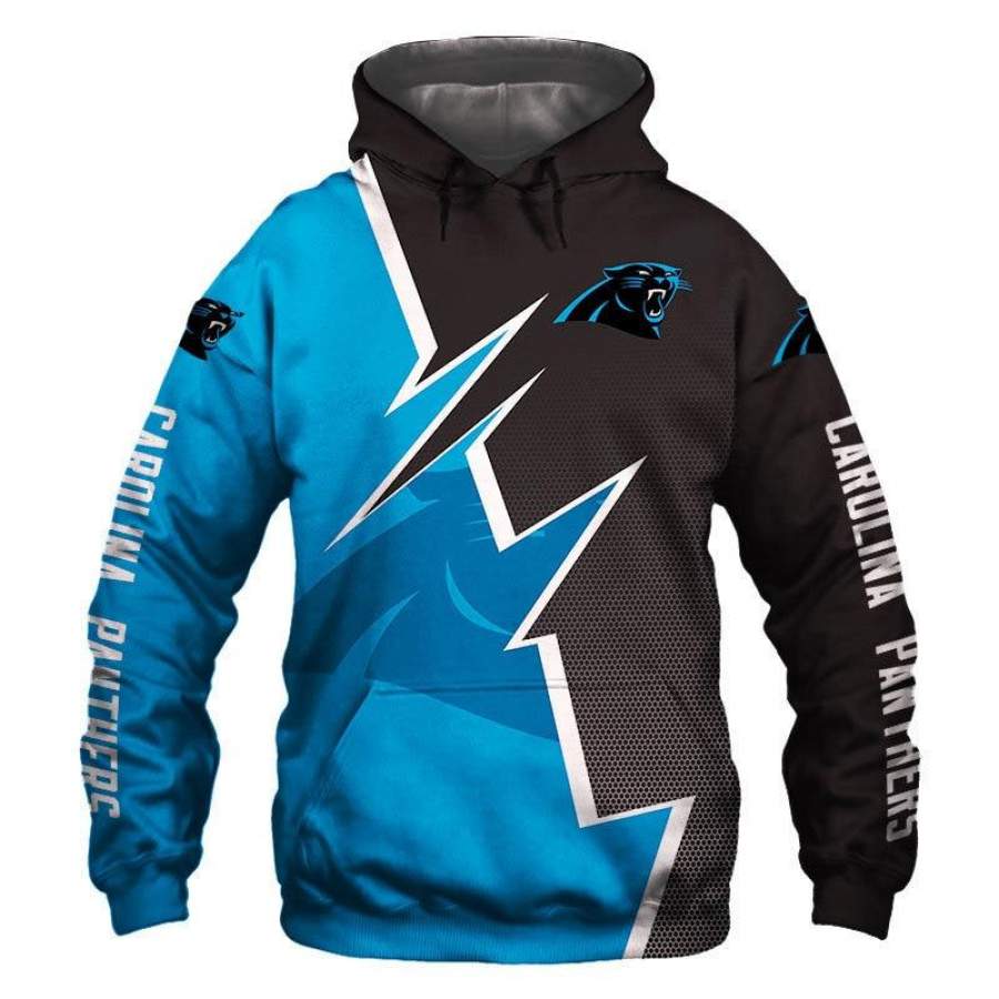 Carolina Panthers Military Hoodie 3D Style5854 All Over Printed