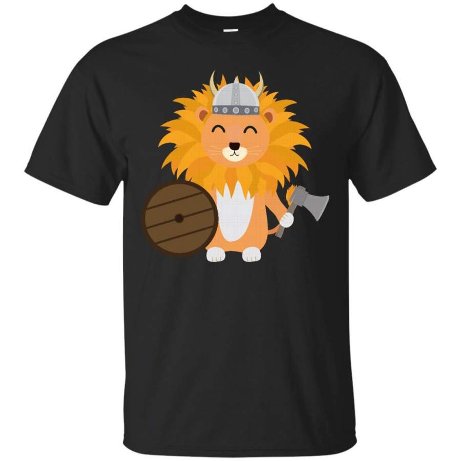 ZOO – Lion viking with helmet T Shirt & Hoodie