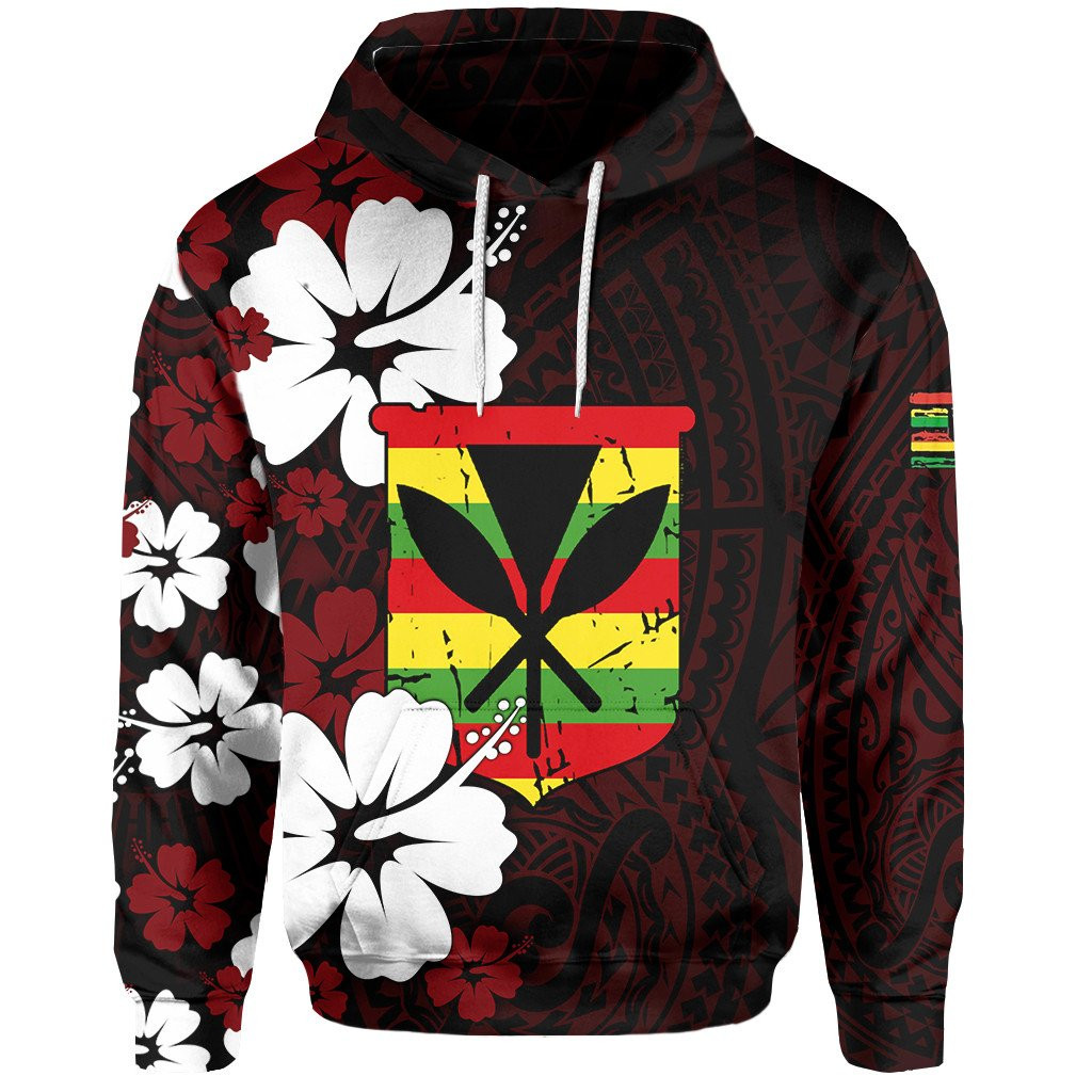 Alohawaii Clothing – Hawaii Kanaka Hibiscus Style Hoodie