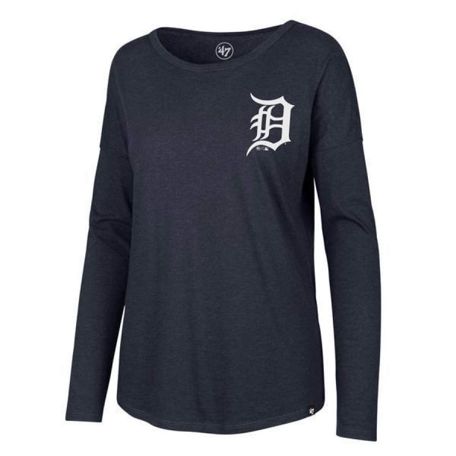 Detroit Tigers ’47 Club Long Sleeve T-Shirt 3D All Over Print