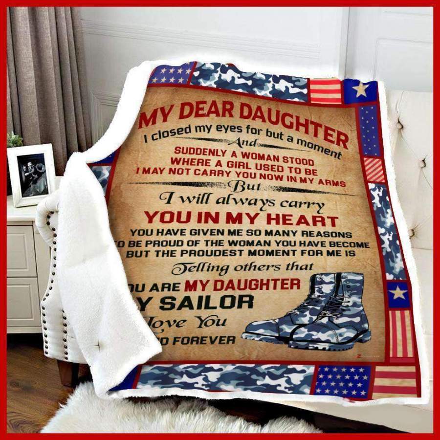 Blanket Gift For Daughter You Are My Sailor