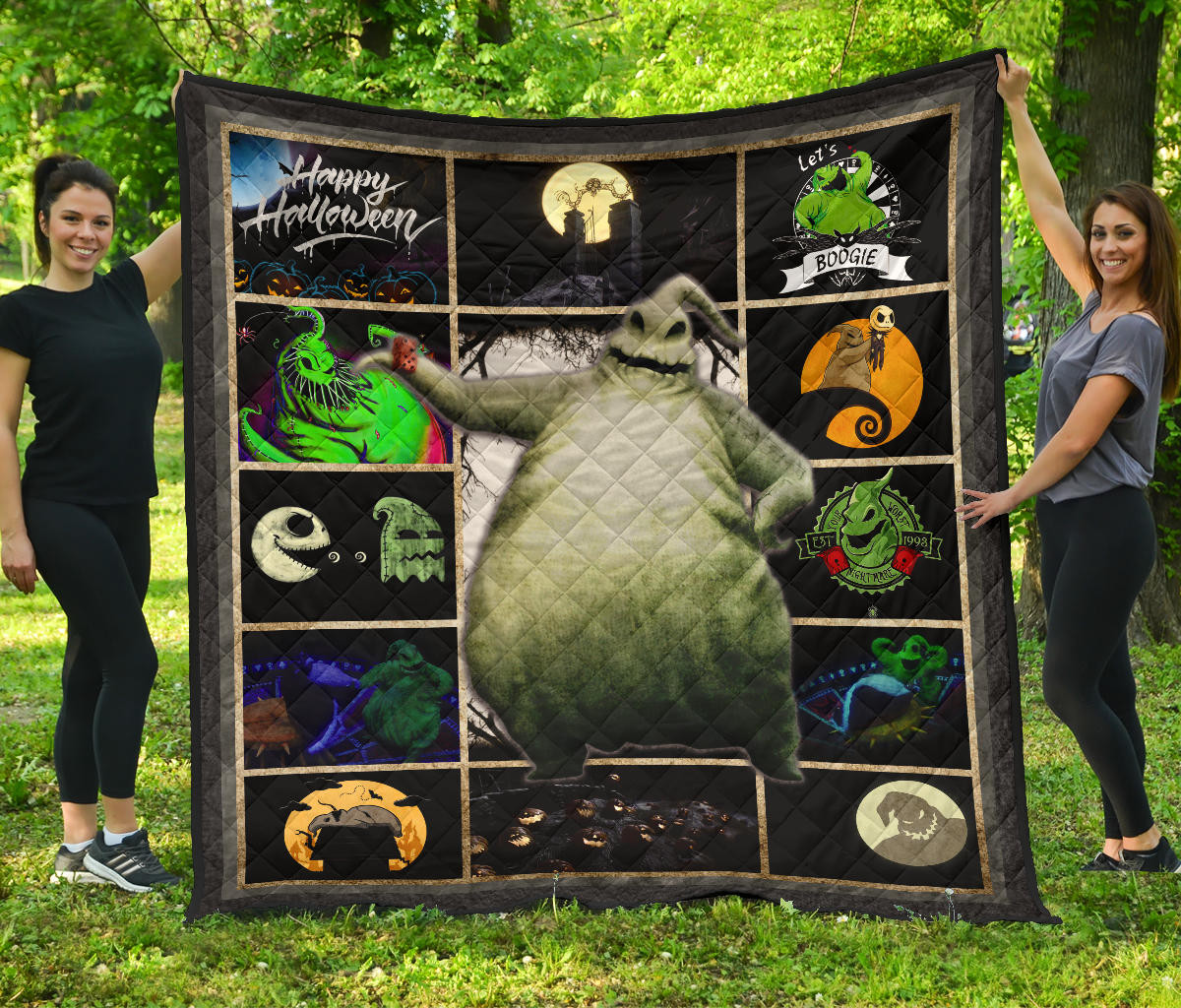 Oogie Boogie The Nightmare Before Christmas Premium Quilt Blanket Cartoon Home Decor Custom For Fans Nt033001