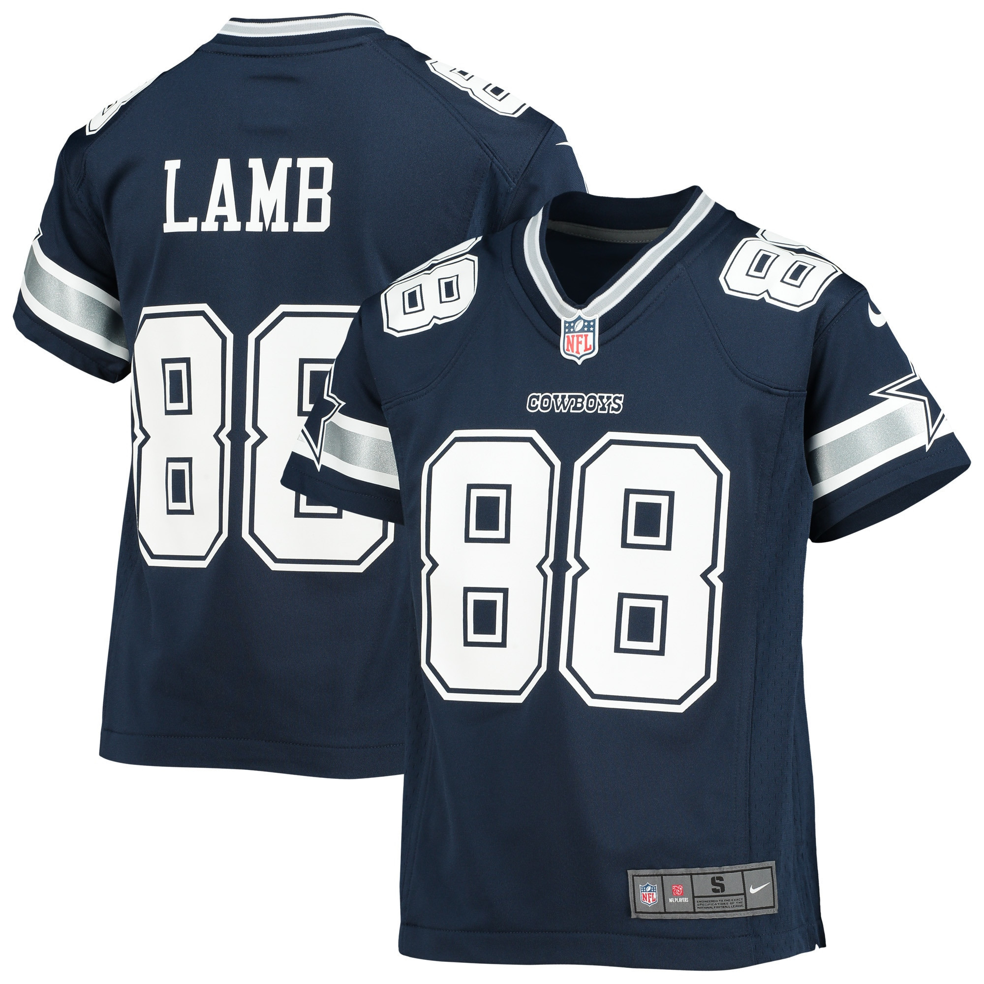 Ceedee Lamb Dallas Cowboys Player Game Jersey Navy NFL