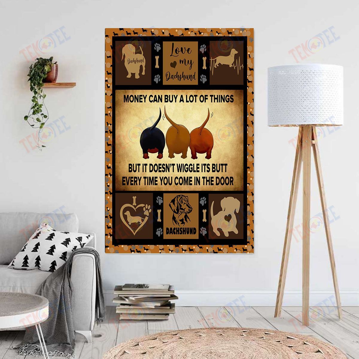 Canvas Art Prints It Doesn’T Wiggle Its Butt Everytime You Opend The Door Wall Art Home Decoration