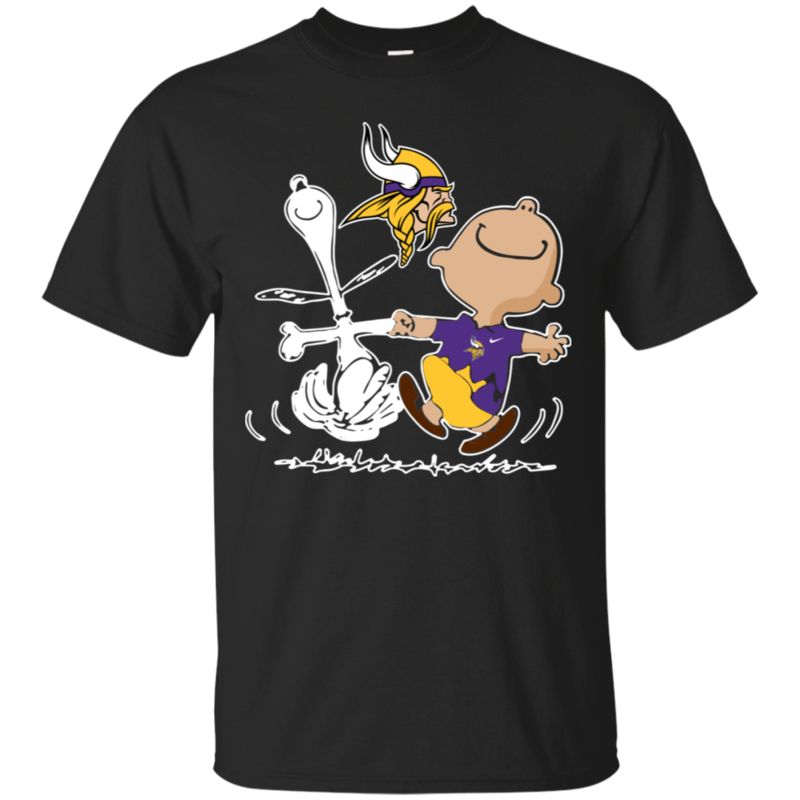 Charlie Brown & Snoopy Minnesota Vikings shirt T Shirt – Killi Store