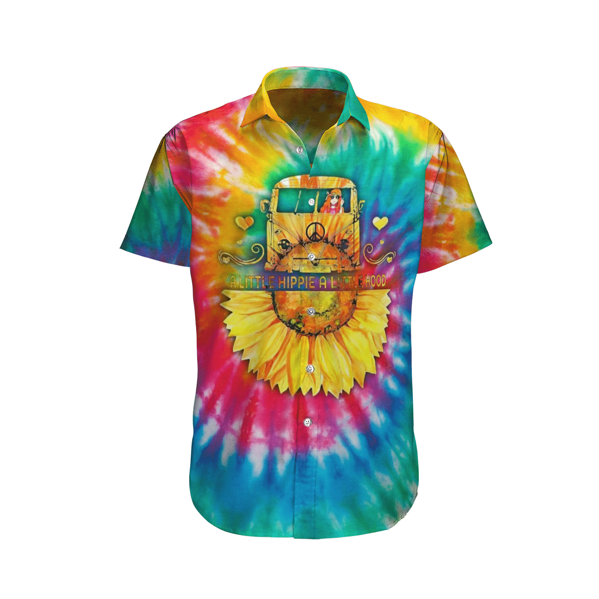 Hippie Colorful Unique Design Unisex Hawaii Shirt For Men And Women Ha18515