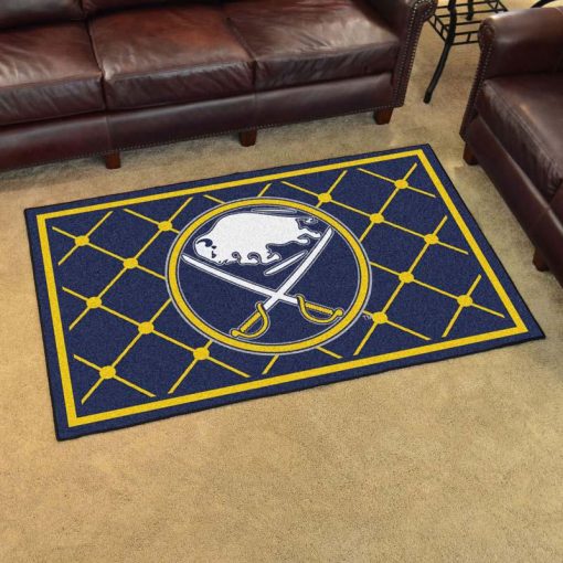 Buffalo Sabres Logo Custom Area Rug Carpet Full Sizes Home Living Rugs Carpet Decor