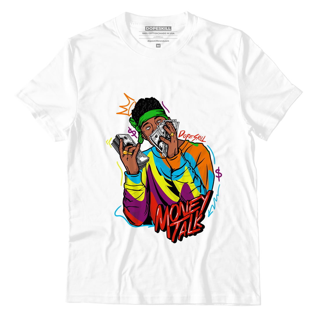 New Money Talk Unisex T-Shirt Match Reebok Kamikaze Ii Candy Land