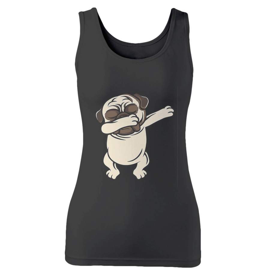 Dabbing Pug Woman’s Tank Top