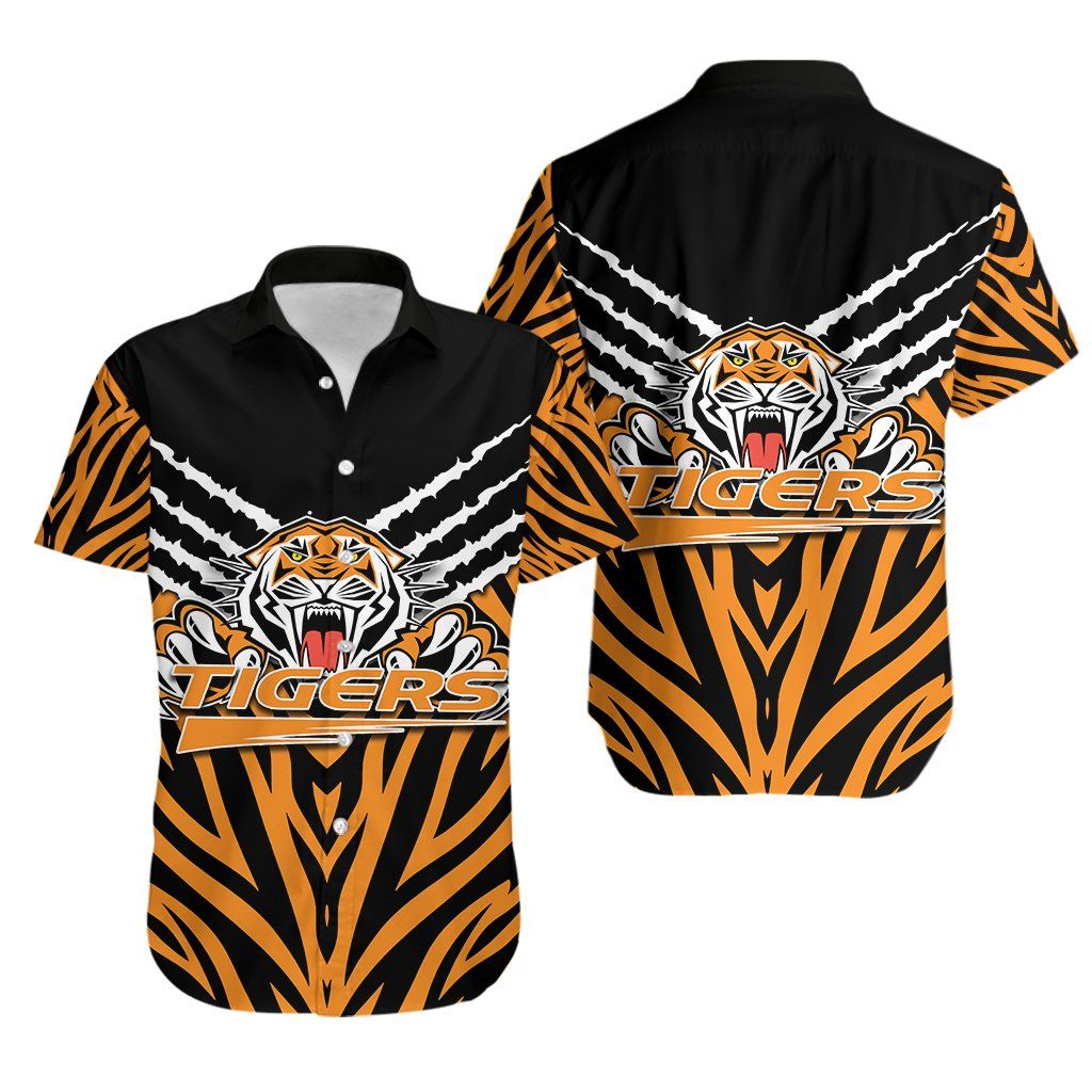 Wests Tigers Hawaiian Shirt Version Claw Th4