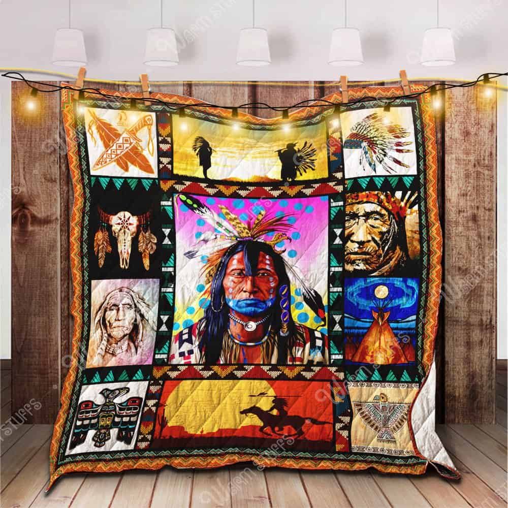 Native American BL 3D Quilt Blanket 2679