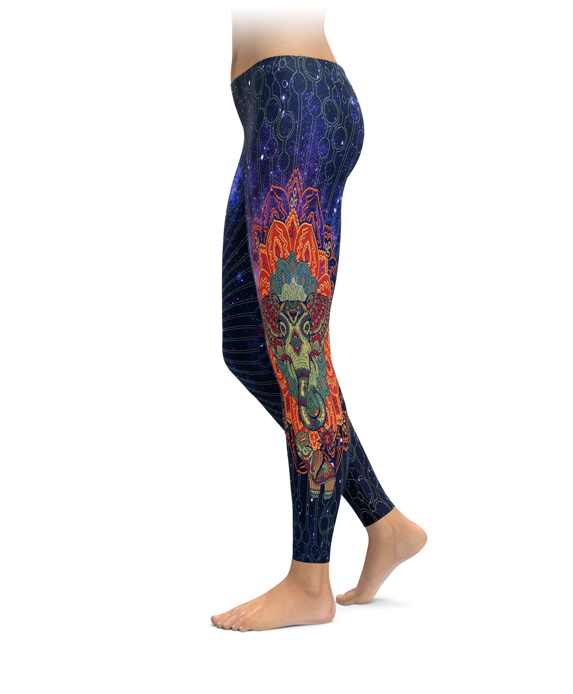 Mandala Elephant Leggings