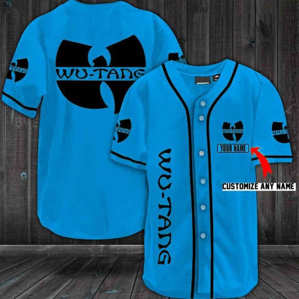 Personalized Wu-Tang Clan Baseball Jersey Shirt, Custom Music Band Colorful Baseball Shirt, Custom Name Baseball Line Shirt