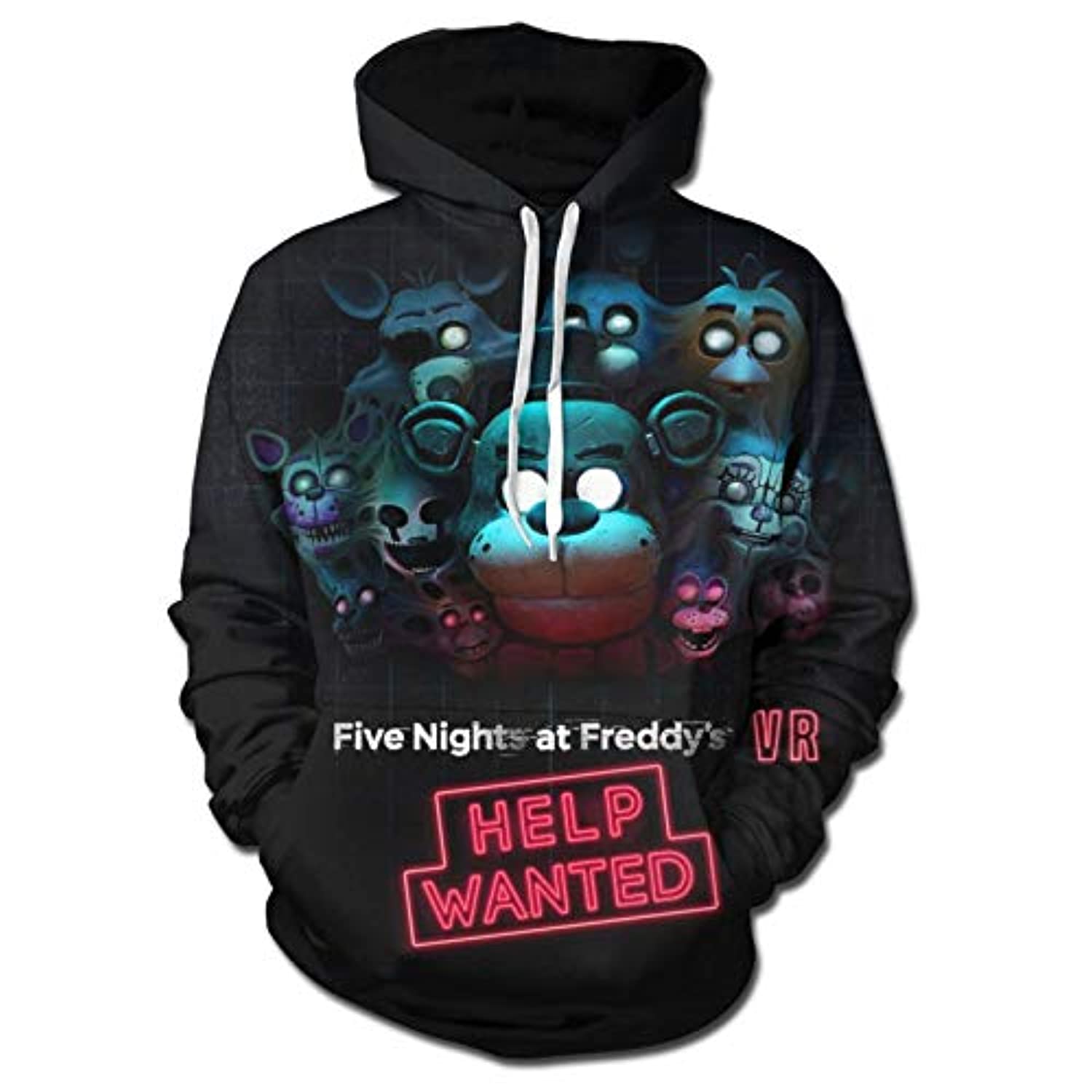 Five Nights at Freddy’s Hoodies for Teens – 3D Boys and Girls Pullover Hoodie