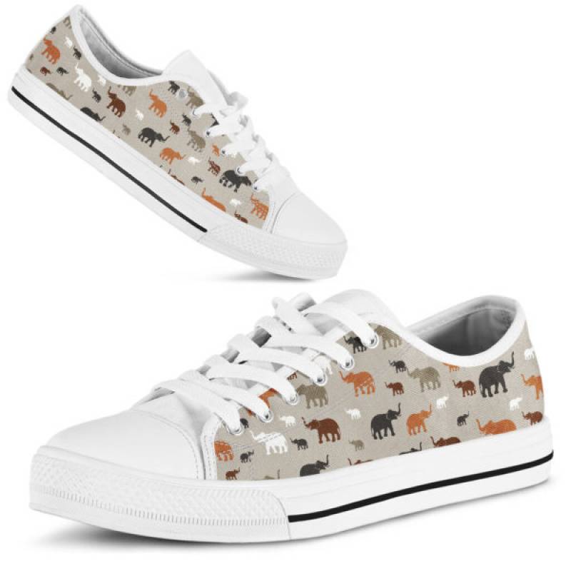 Elephants Patten SK Low Top – Teasearch3D 100220