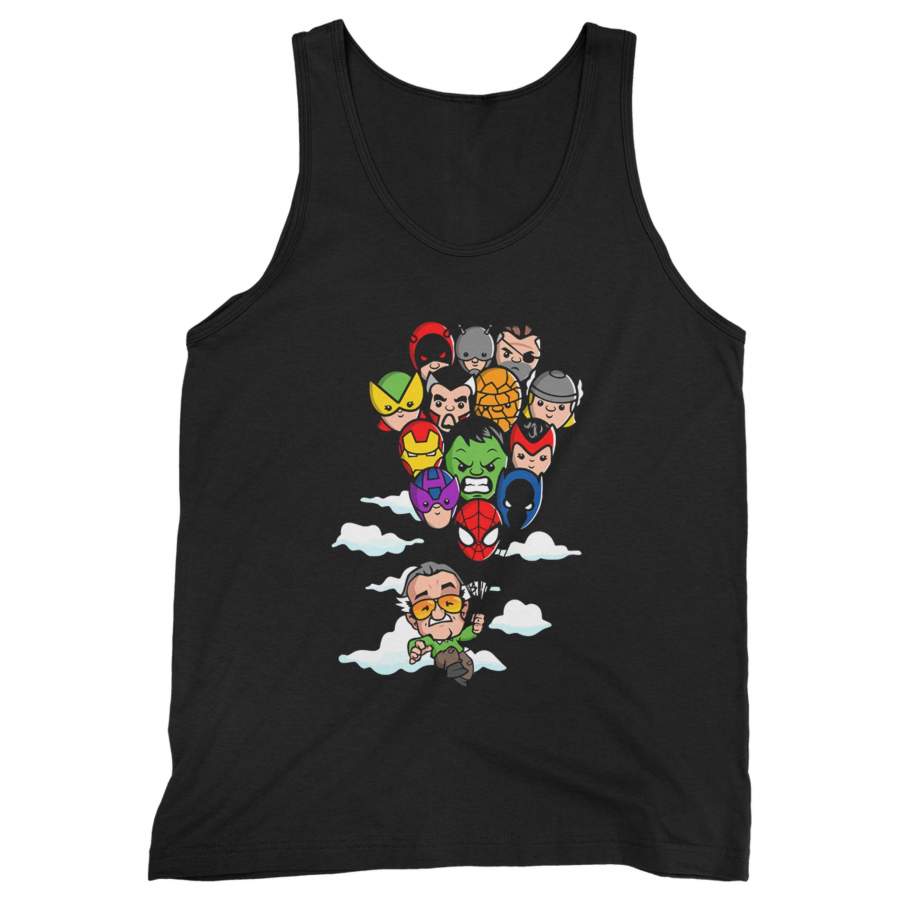 Balloon Stan Superhero Character Man’s Tank Top