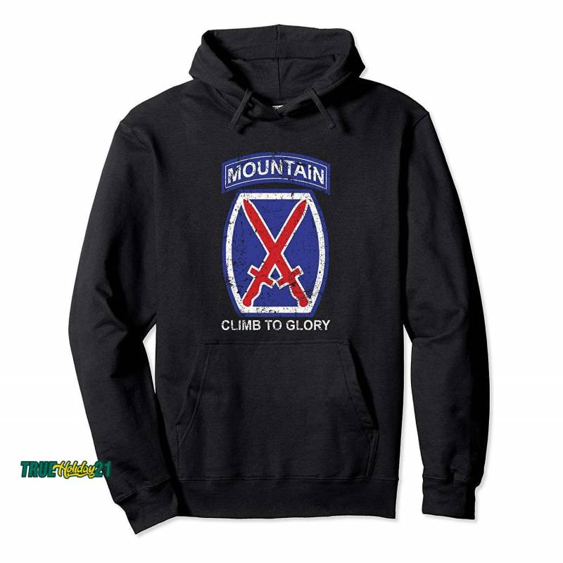 10th Mountain Division Hoodie Climb To Glory – 20324