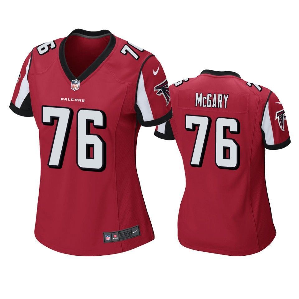 Atlanta Falcons Kaleb Mcgary 2019 NFL Draft Red Game Womens Jersey