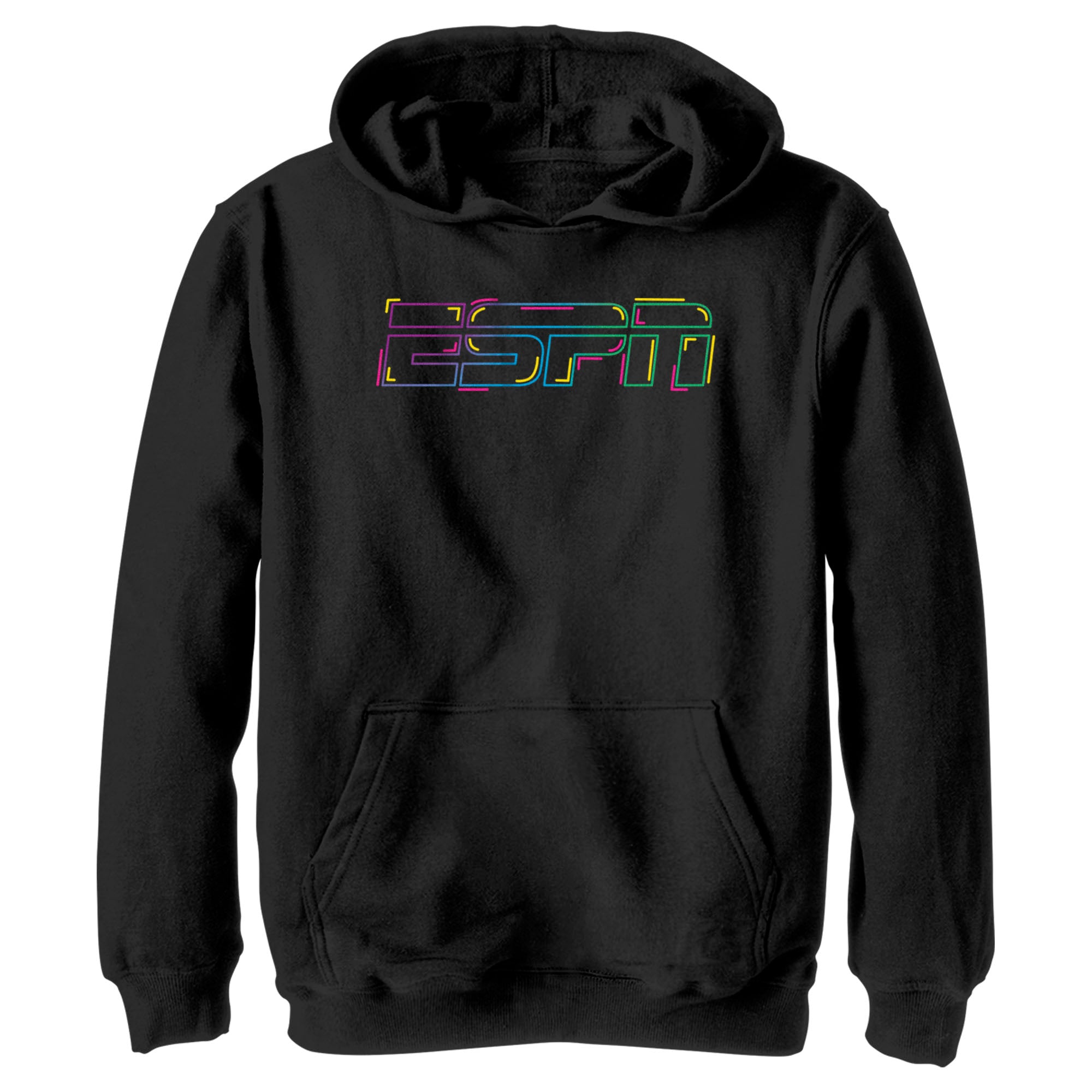 Boy’S Espn Neon Outline Logo Pull Over Hoodie