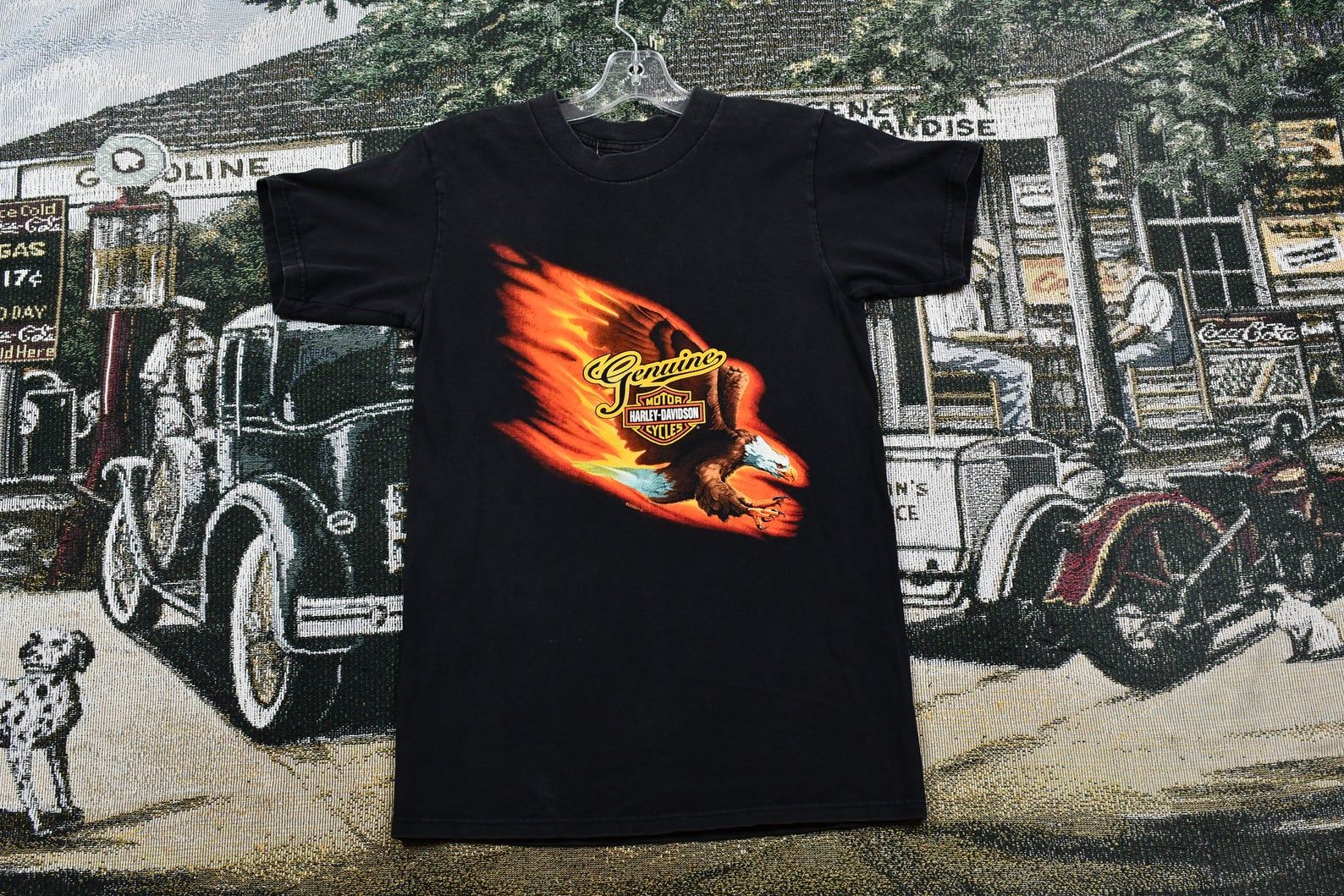 Vintageharley Davidson Motorcycles Vintage T-Shirt / Bald Eagle / Bird ...