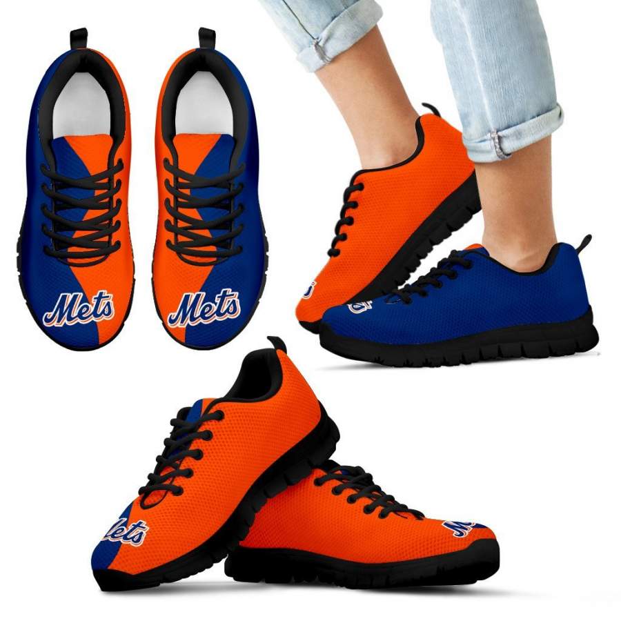 Two Colors Trending Lovely New York Mets Sneakers