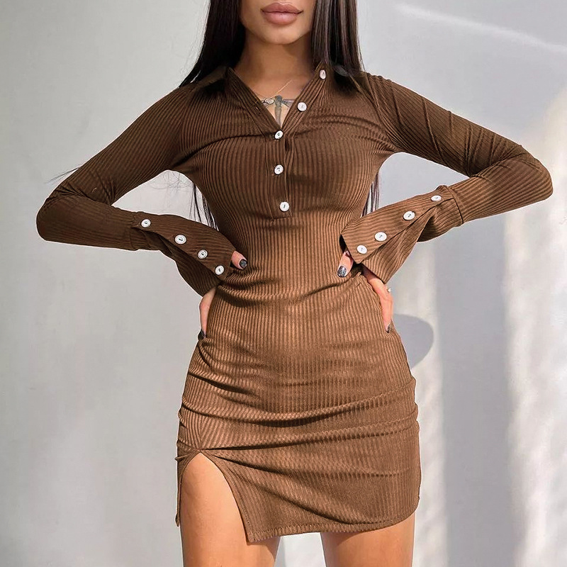 2022 Autum Fashion Women Sexy Dress Long Sleeve V Neck Bodycon Y2K Mini Party Club Dress Ladies festa alx