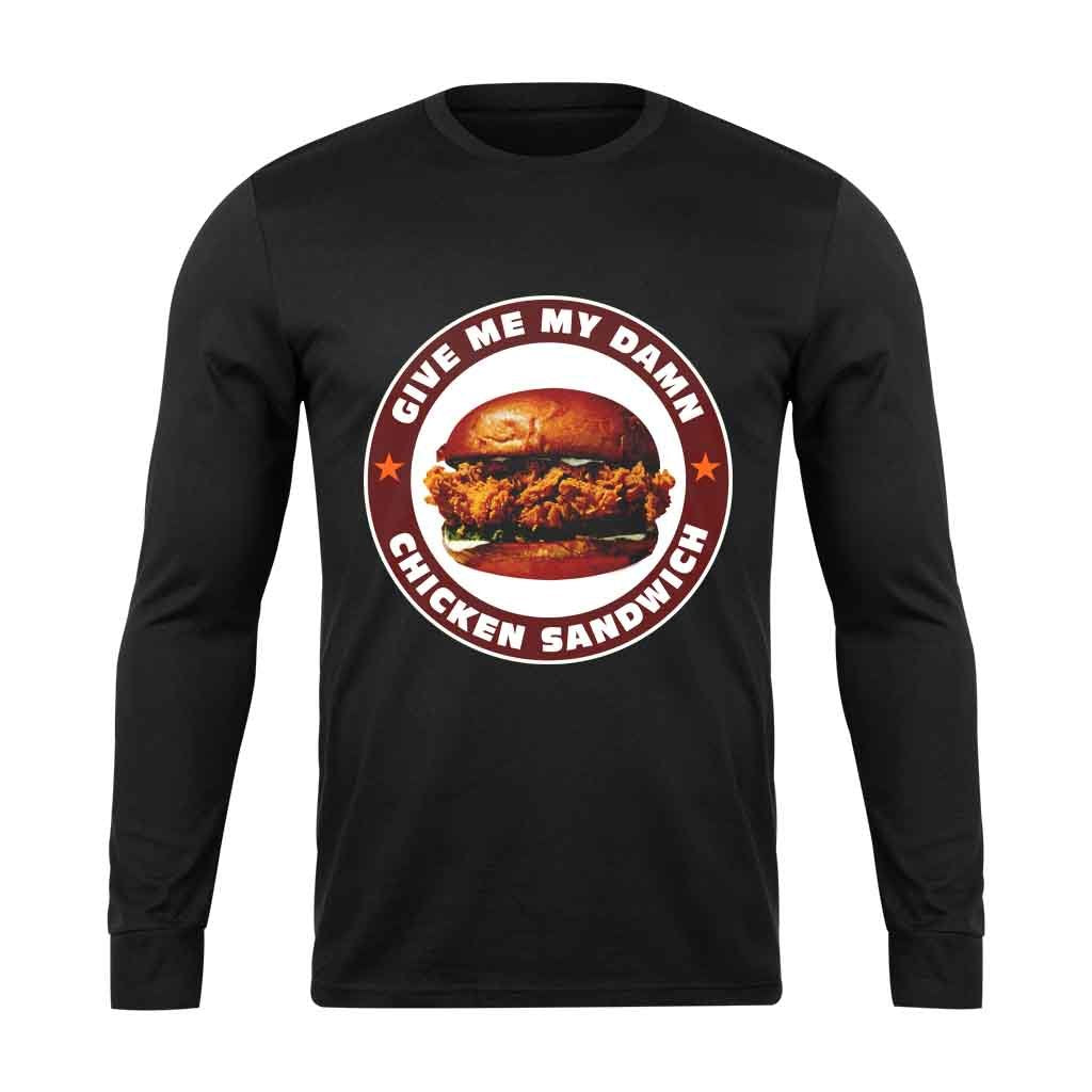 Popeye Give Me My Damn Chicken Sandwich Long Sleeve T-Shirt