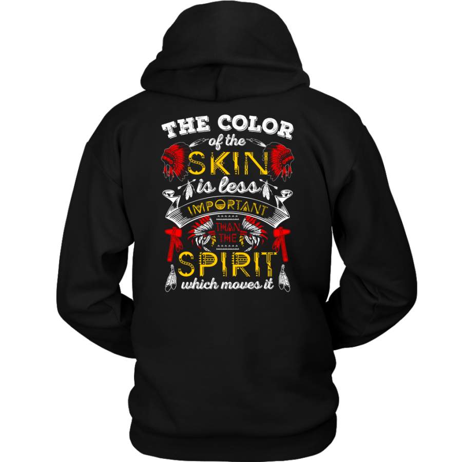 The Color Of The Skin Hoodies – Back Print1