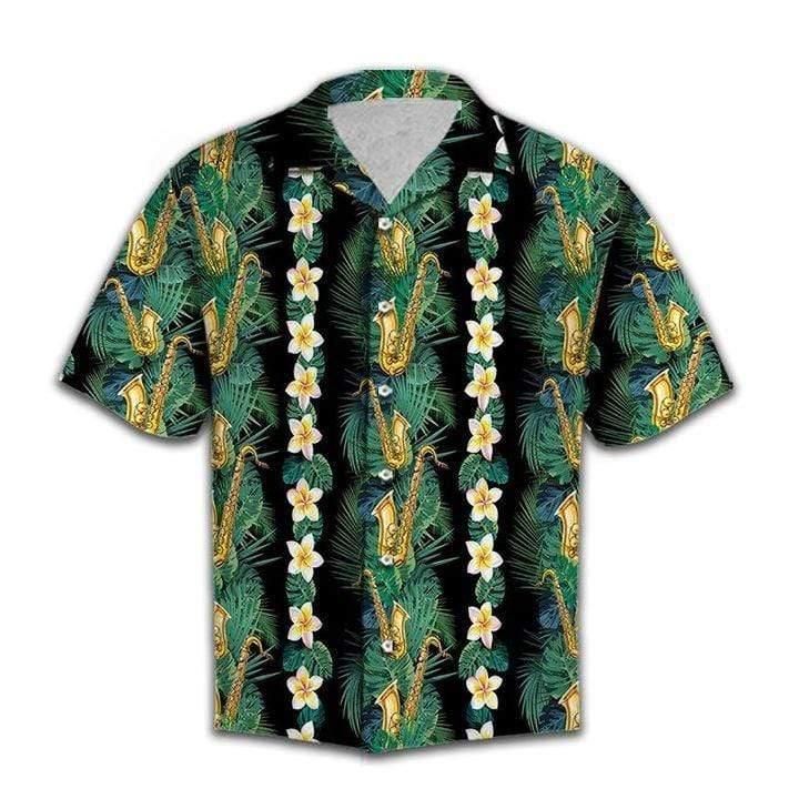 Amazing Saxophone Music Love Aloha Hawaiian Shirt Colorful Short Sleeve Summer Beach Casual Shirt For Men And Women