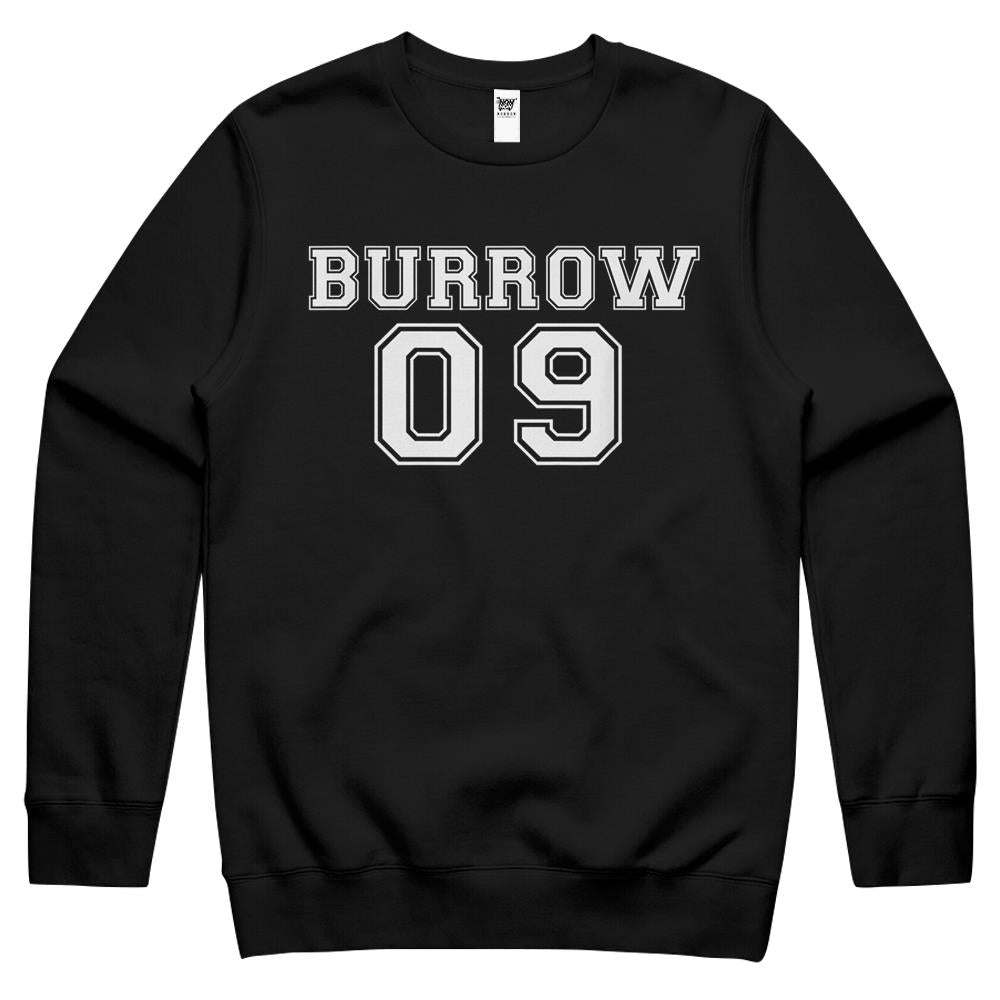 Team Burrow Year 09 Proud Family Surname, Last Name Crewneck Sweatshirt