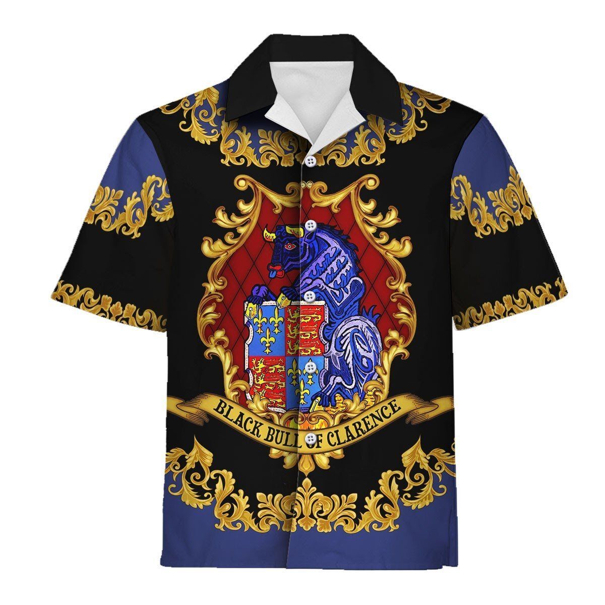 The Black Bull Of Clarence Hawaiian Shirt
