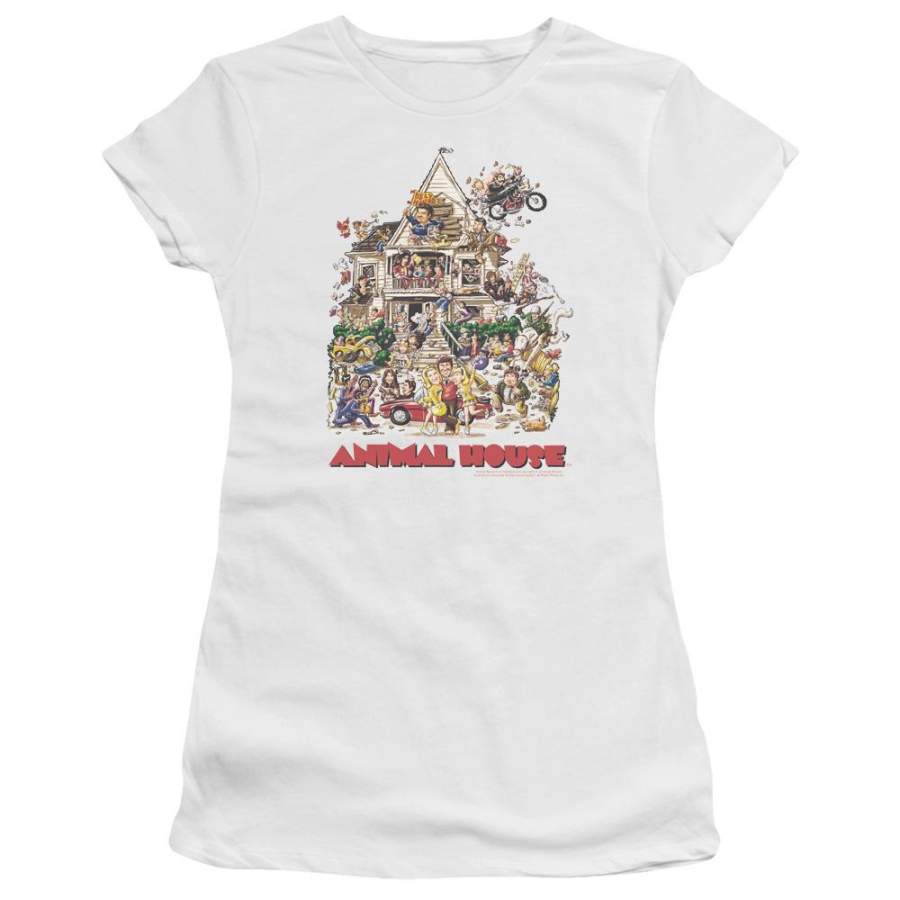 Animal House – Poster Art Premium Bella Junior Girls Sheer Jersey T-Shirt