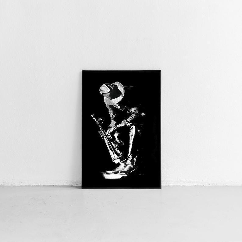 Poster Canvas M.Davis Poster Kind Of Blue Jazz Poster Decoration Living Room Artwork Gift For Jazz Lovers, Jazz Poster Wall Decor, Poster Gift Decor Home Decor Wall Art Visual Art