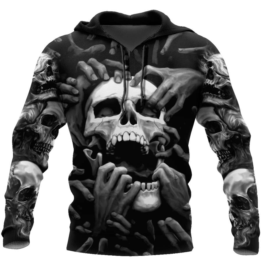 The Grim Reaper Skull 3D All Over Printed Shirts For Men and Women HAC080802