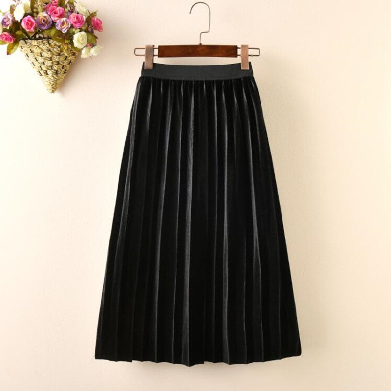 2022 Spring Autumn Winter Baby Toddler Teen School Girl Skirts Children’s Clothing Girls Pleated Long Skirt Kids Bottoms alx