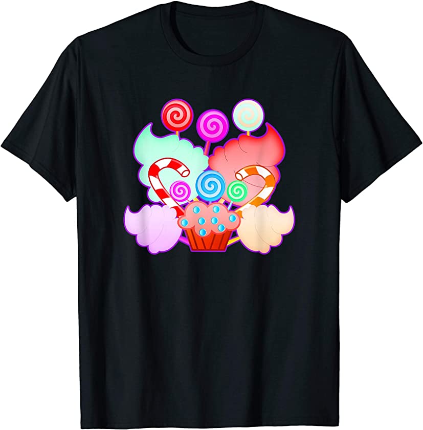 Candyland Candies Lover Rainbow Shirt T-Shirt