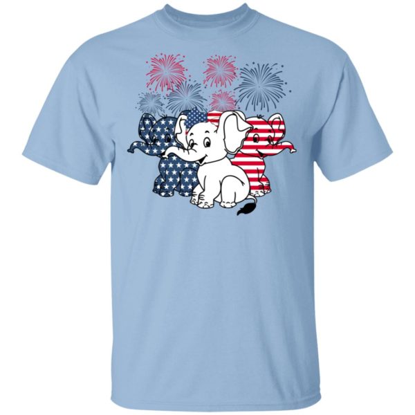 Elephants 4th Of July Independence Day T-Shirt