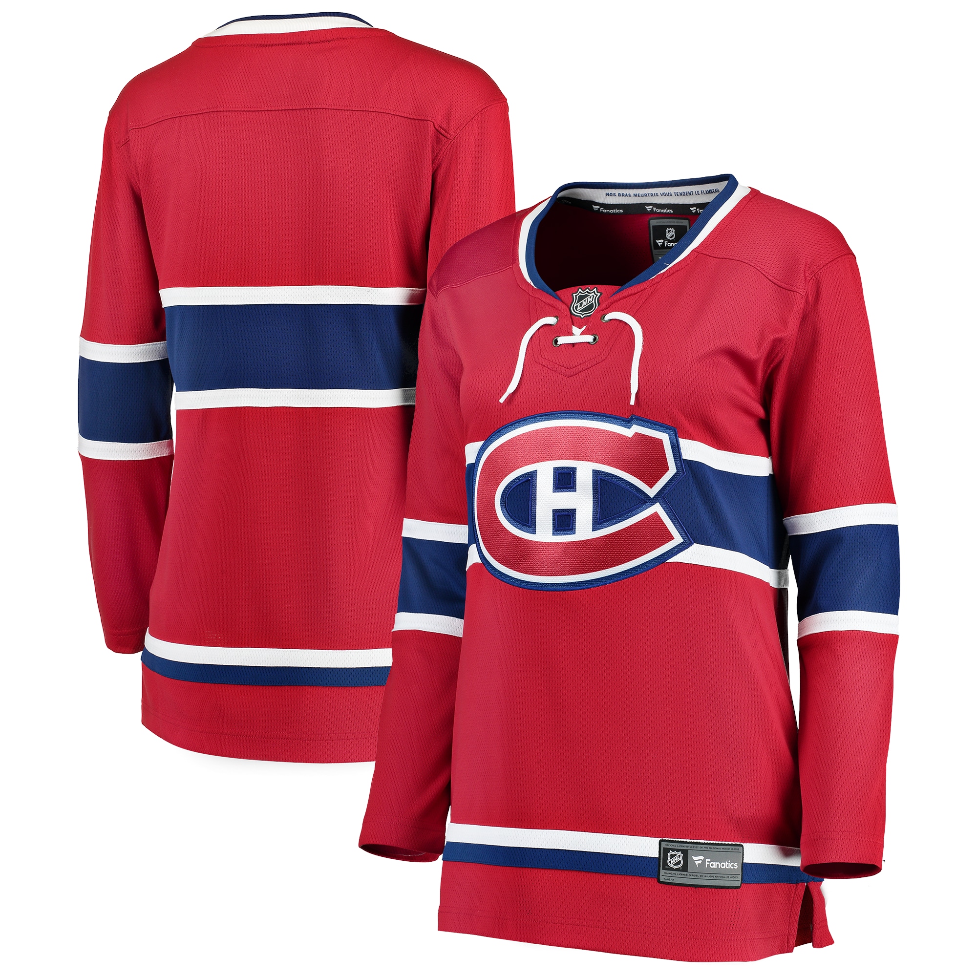 Montreal Canadiens Branded Women's Breakaway Home Jersey – Red