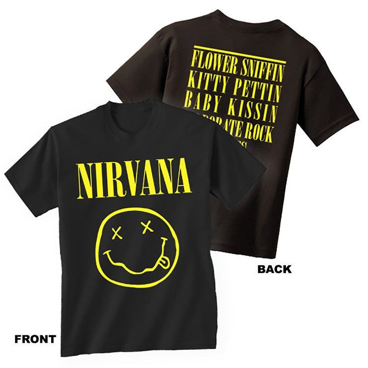 Nirvana Smiley Logo Shirt