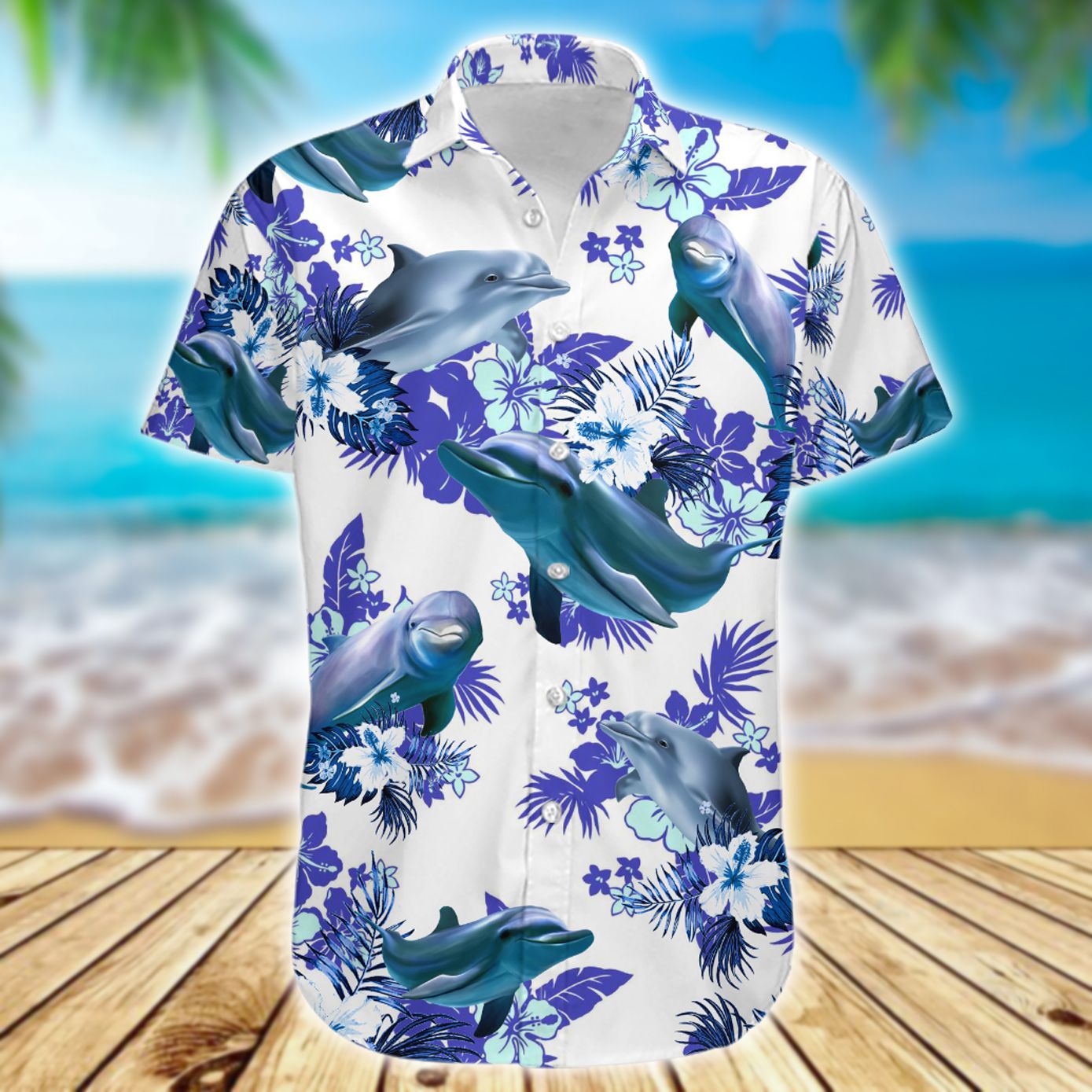 Eddora™ Dolphin – Hawaii Shirt – TD168