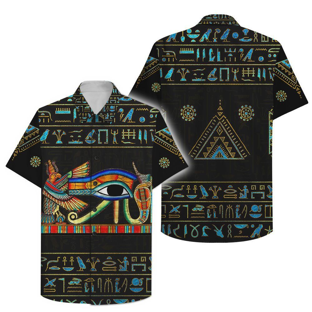 Ancient Egypt Eye Of Horus Printed Hawaii Shirt 3000 Bce Ha27001