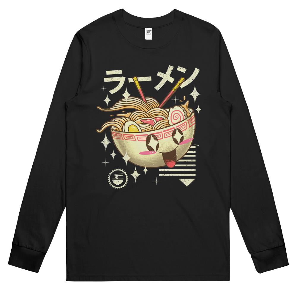 Kawaii Ramen Long Sleeve T Shirts