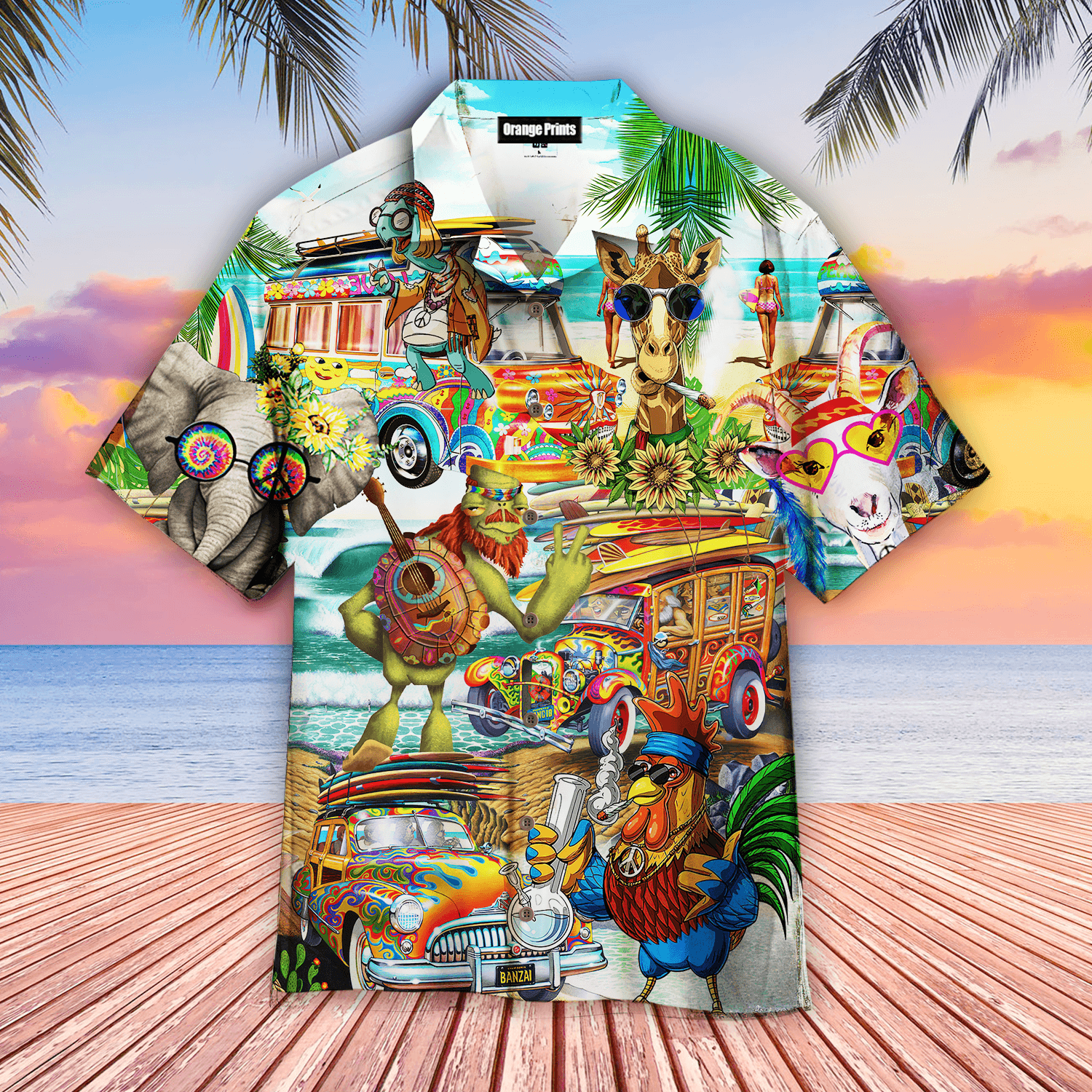 Hippie Hawaii Shirt For Men Women Ha102371