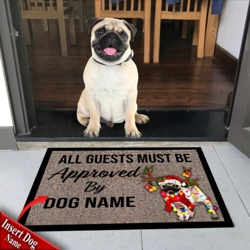 Pug Ds76 Doormat All Over Printed