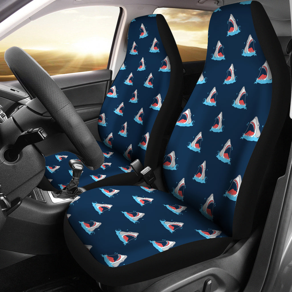 Shark Print Design Lks3010 Car Seat Covers